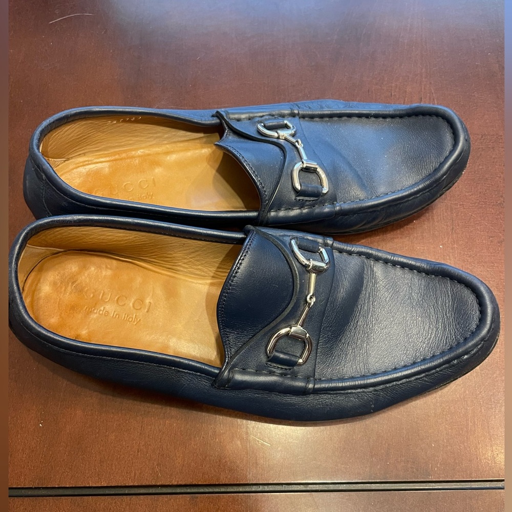 Blue Men’s Gucci Loafers
